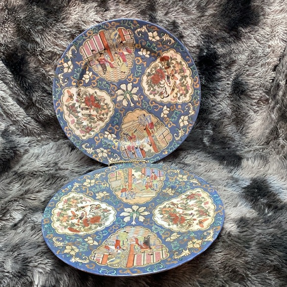 2 Chinese Vintage Rose Medallion
Enamel Porcelain Plates 10” - Picture 16 of 16